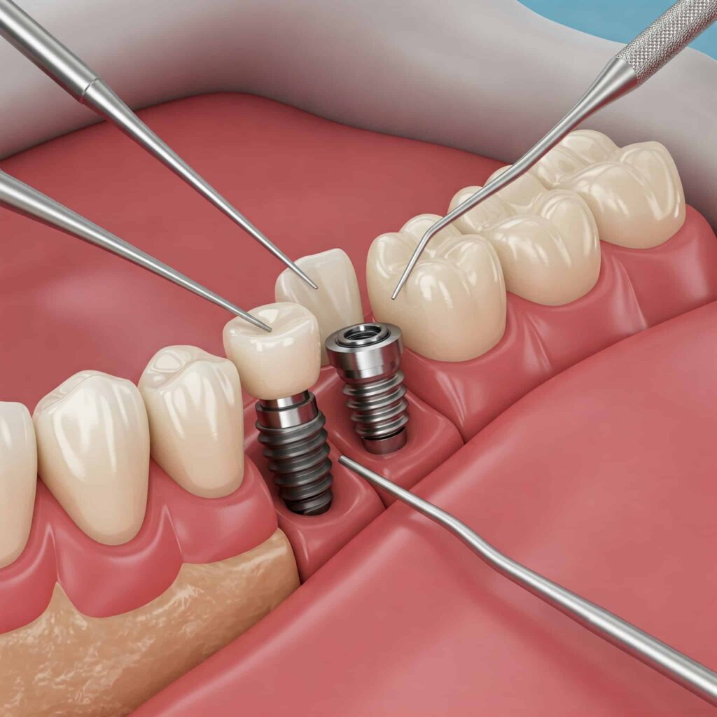 Anchorage dental implants